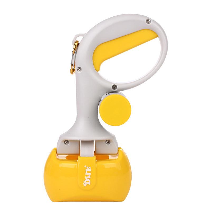 Portable Waste Picker for Dogs, Curved Grip, ABS Plastic, 25 x 11.9 cm