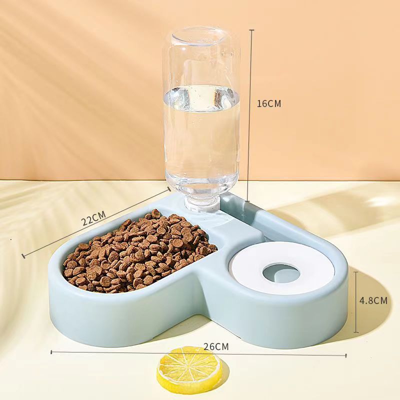 Space Saving Corner Pet Bowl Set: No More Messy Floors