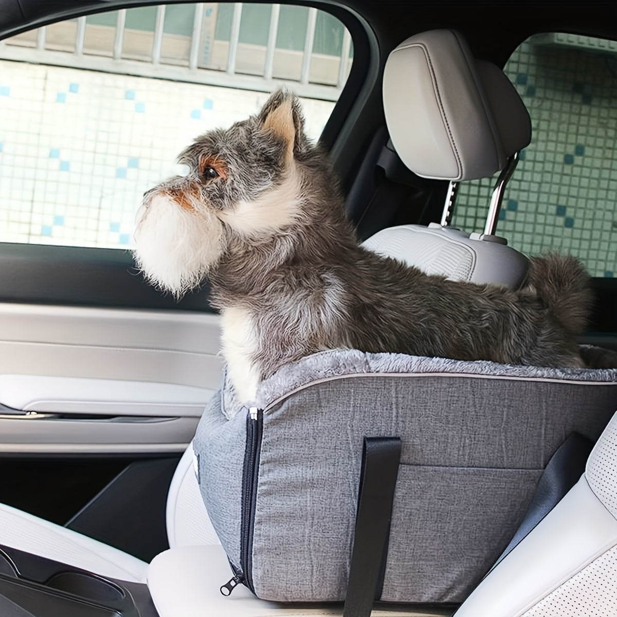 Pet Cozy Travel Car Seat for Small Dogs and Cats | Secure Pet Travel Seat