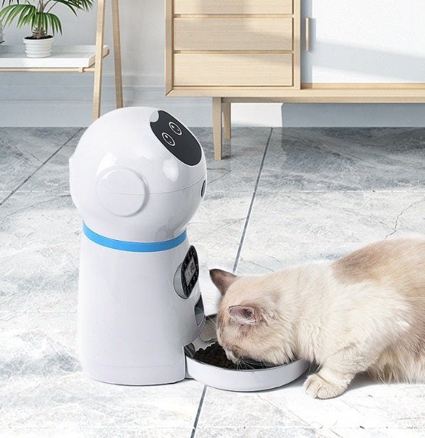 Automatic Pet Feeder With Stainless Steel Bowl | 3.5L Smart Robot