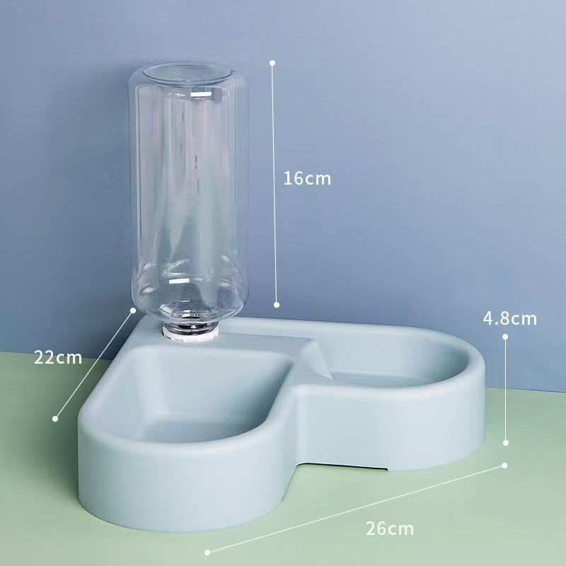 Space Saving Corner Pet Bowl Set: No More Messy Floors