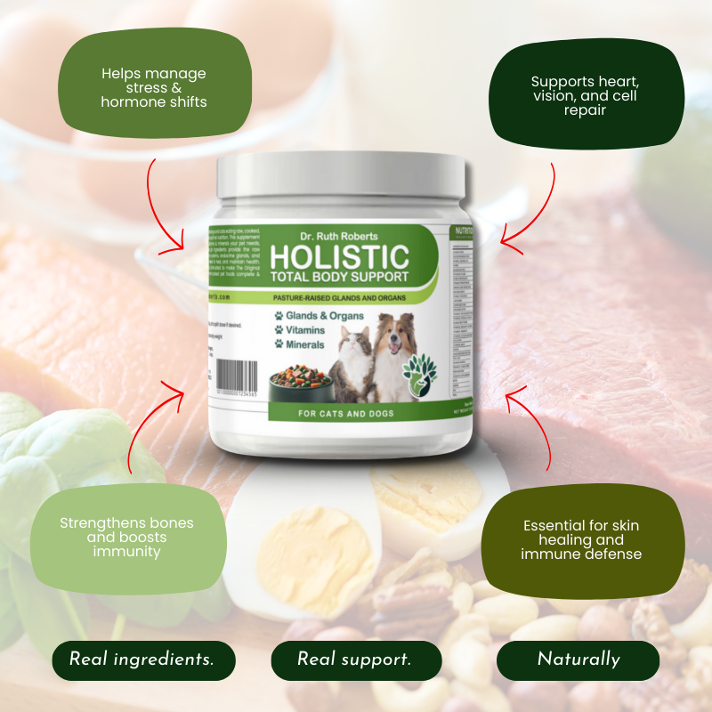 Pet Total Body Support: Dog and Cat Multivitamen Powder