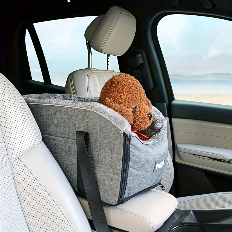 Pet Cozy Travel Car Seat for Small Dogs and Cats | Secure Pet Travel Seat