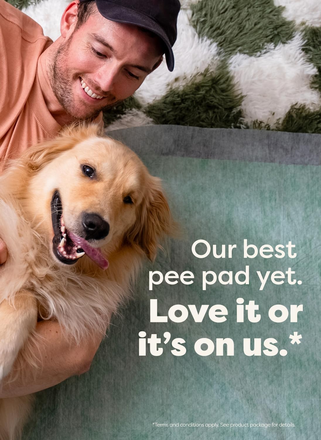 Earth Rated Max Puppy Pads | 40 Count Large Dog Training Mats