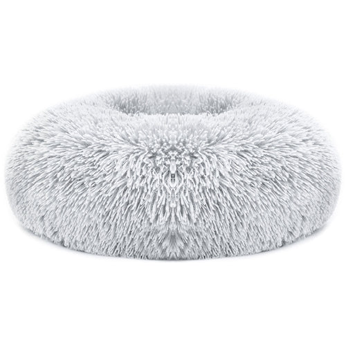 Donut Dog Bed | Anti-Slip | Fluffy Plush | Washable