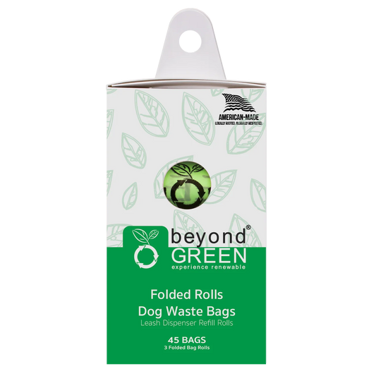 beyondGREEN Dog Waste Bags Made in USA | Leak-Resistant Refill Rolls