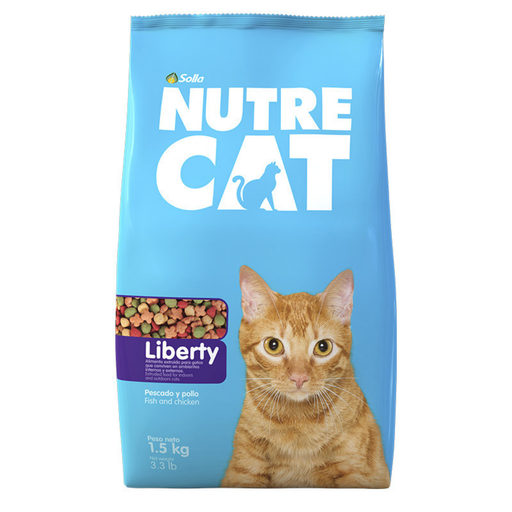 NutreCat Liberty Dry Cat Food: The Balanced Energy Formula for Your Indoor Cat (3.3 lb)