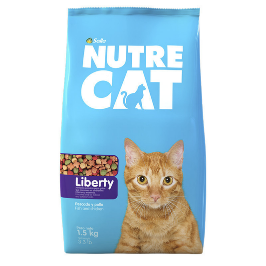 NutreCat Liberty Dry Cat Food: The Balanced Energy Formula for Your Indoor Cat (3.3 lb)