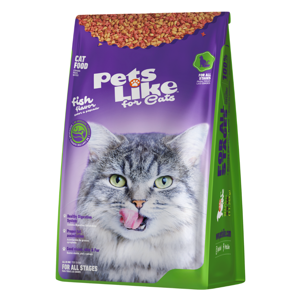 Pets Like Fish Flavor Dry Cat Food for All Life Stages (16 lbs)