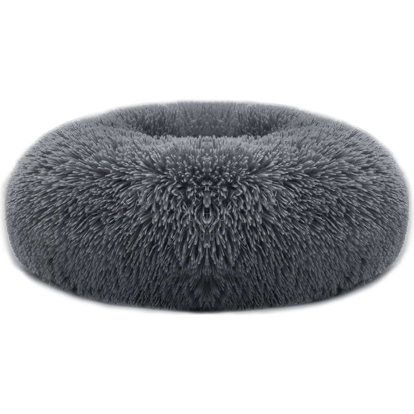 Donut Dog Bed | Anti-Slip | Fluffy Plush | Washable