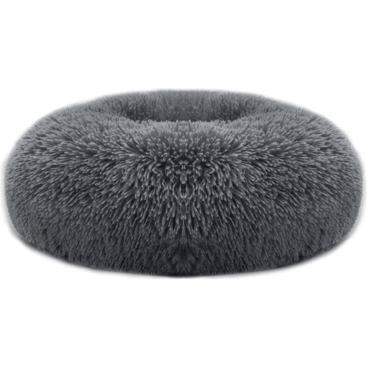 Donut Dog Bed | Anti-Slip | Fluffy Plush | Washable