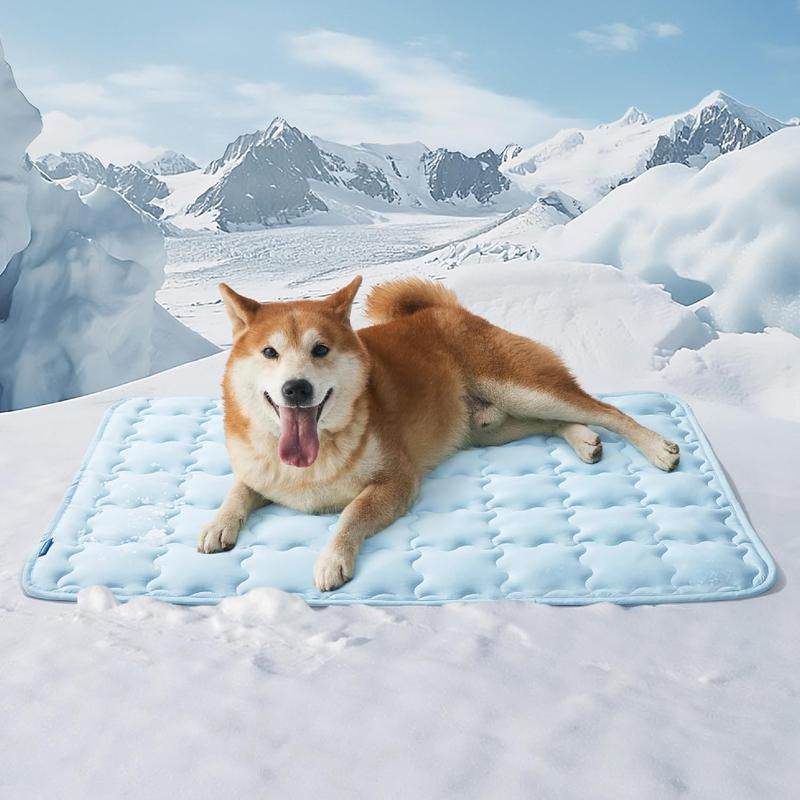 Washable Dog Cooling Mat | Cooling Tech Crate Pad For Dogs Up to 50+ lbs