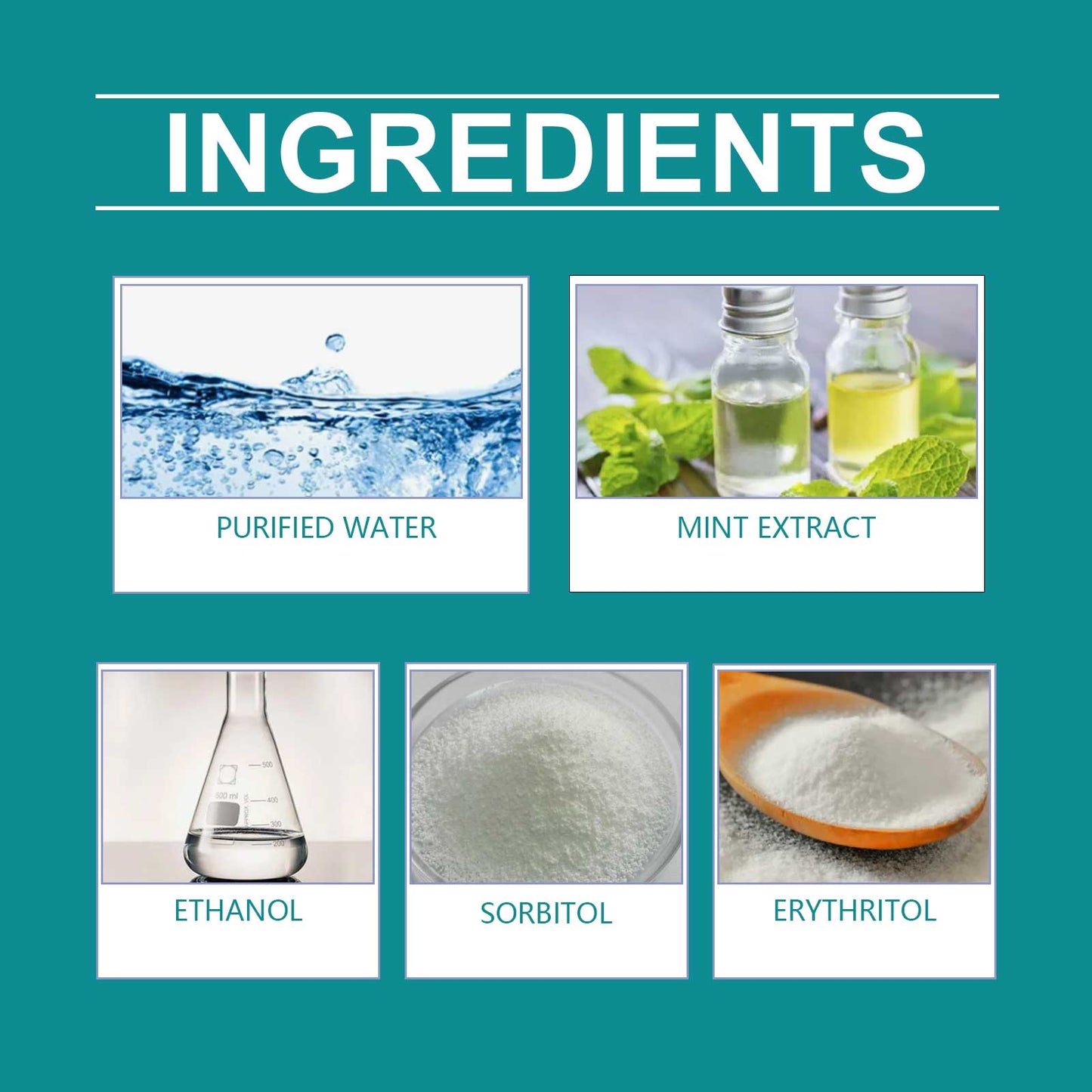 Dog Mouthwash Water Additive – Peppermint Extract Oral Care for Tartar & Plaque