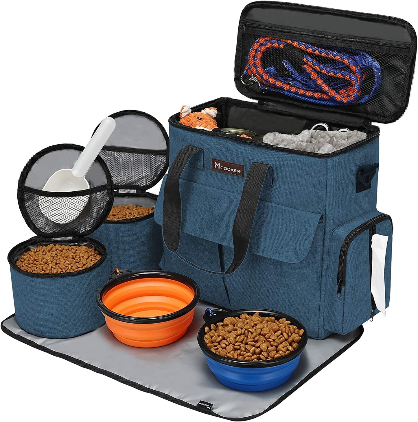 Pet Travel Bag Set for Dogs and Cats, Pet Weekend Travel Bag | Easy City, Vet & Airport Trips