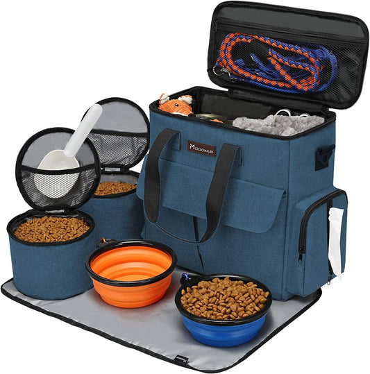 Pet Travel Bag Set for Dogs and Cats, Pet Weekend Travel Bag | Easy City, Vet & Airport Trips