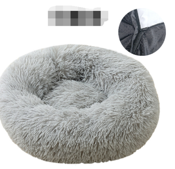 Donut Dog Bed | Plush Calming Pet Cuddler