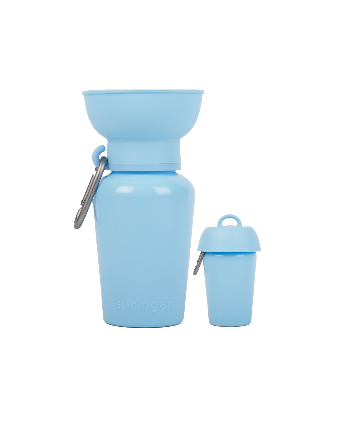 20oz Flip Dog Travel Water Bottle with Fold-Out Bowl