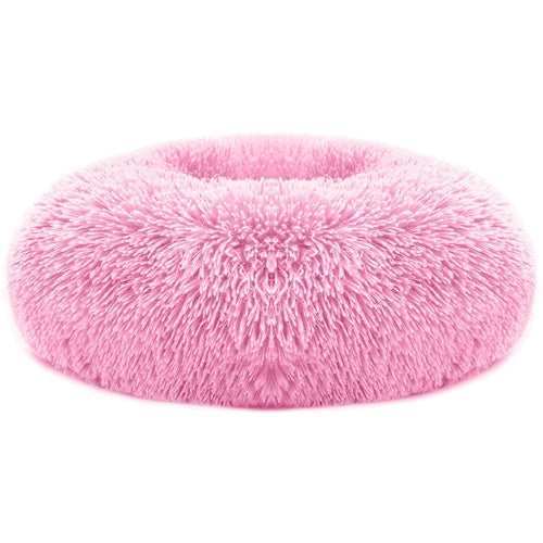 Donut Dog Bed | Anti-Slip | Fluffy Plush | Washable