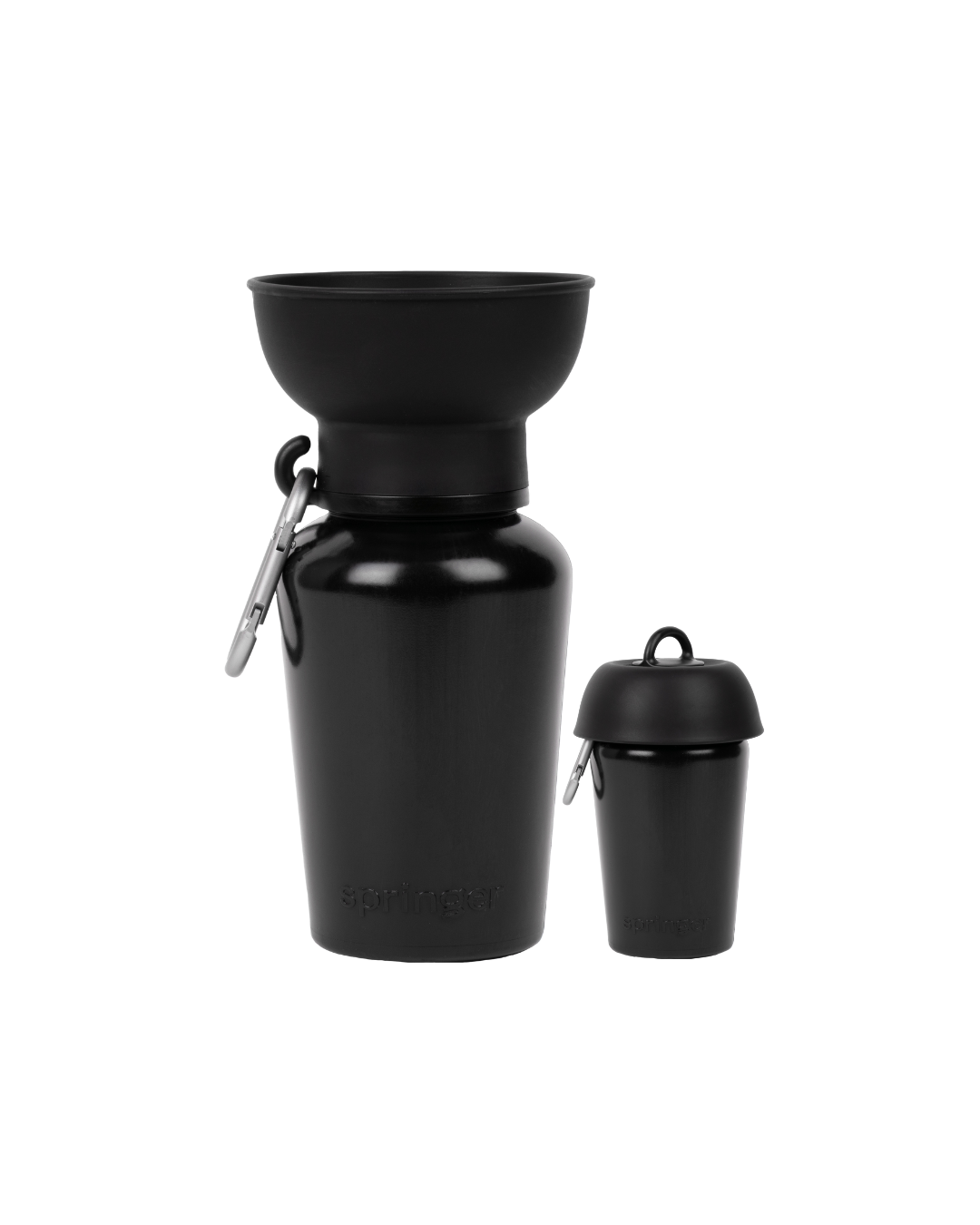 20oz Flip Dog Travel Water Bottle with Fold-Out Bowl