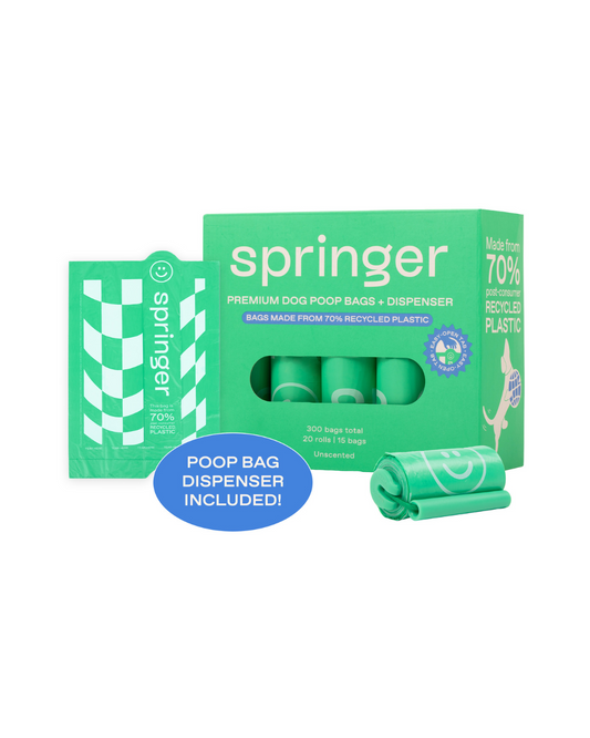 Premium Dog Poop Bags with Easy-Open Tabs (Eco-Friendly)