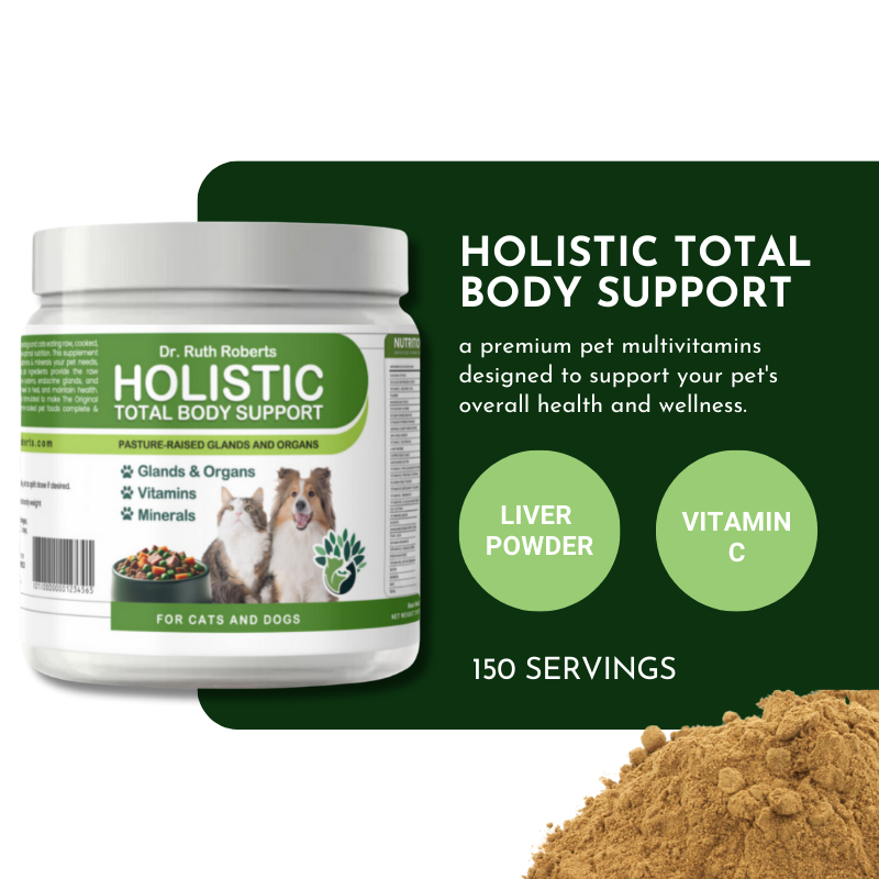 Pet Total Body Support: Dog and Cat Multivitamen Powder
