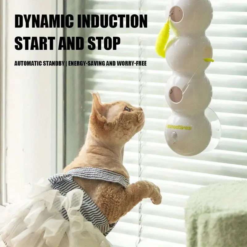 Wiggly Caterpillar Cat Toy – Automatic Motion Interactive Toy for Indoor Cats