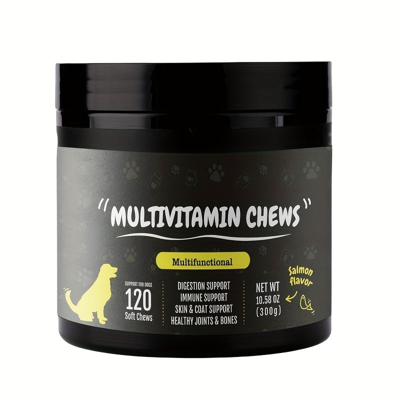 Comprehensive 10-in-1 Dog Multivitamin: Joint Support with Glucosamine | 120 Count