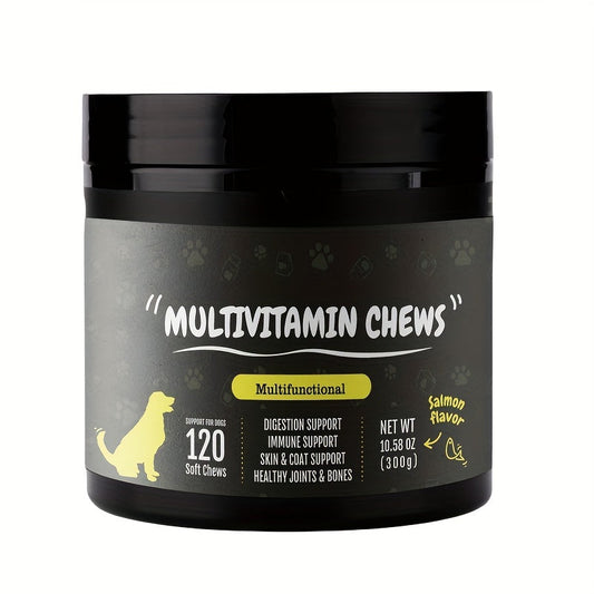 Comprehensive 10-in-1 Dog Multivitamin: Joint Support with Glucosamine | 120 Count