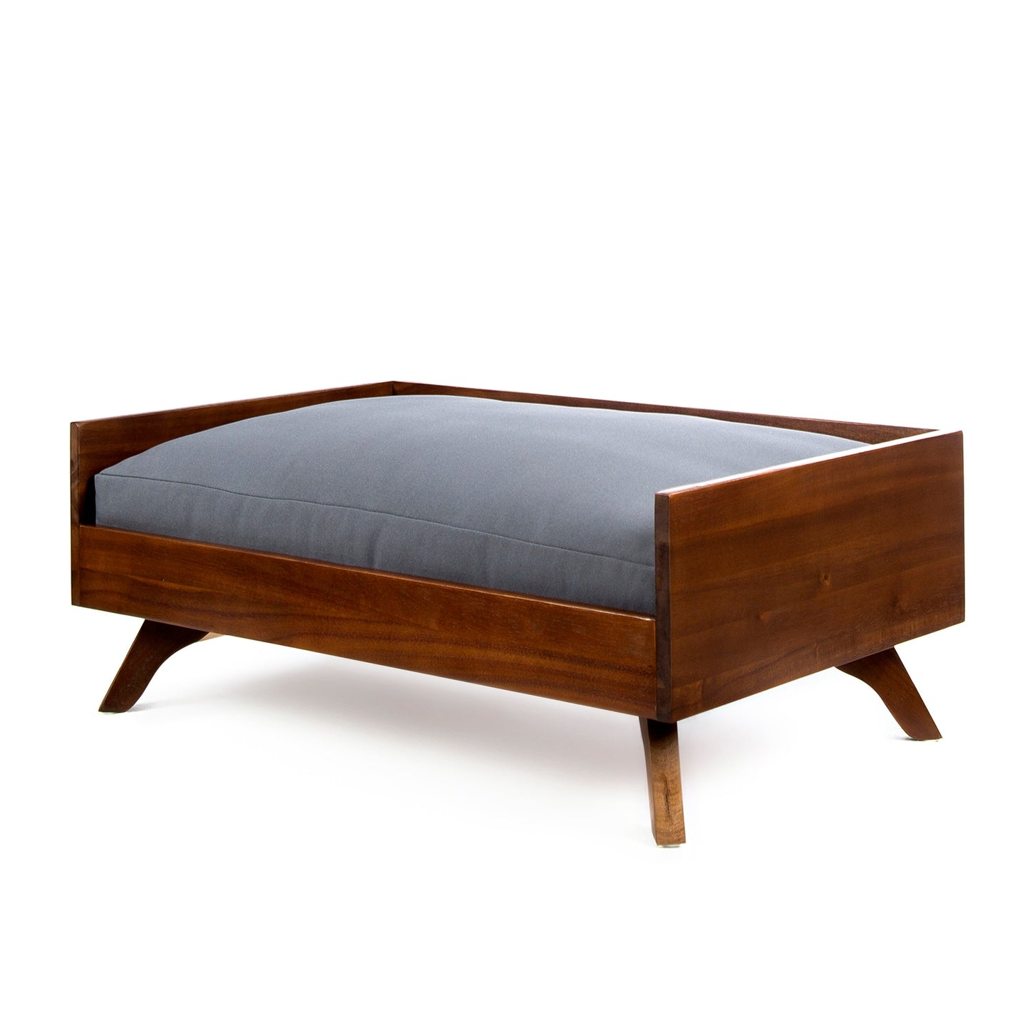 Wooden Dog Bed | Pet Furniture with Acacia Wood | Small-Medium