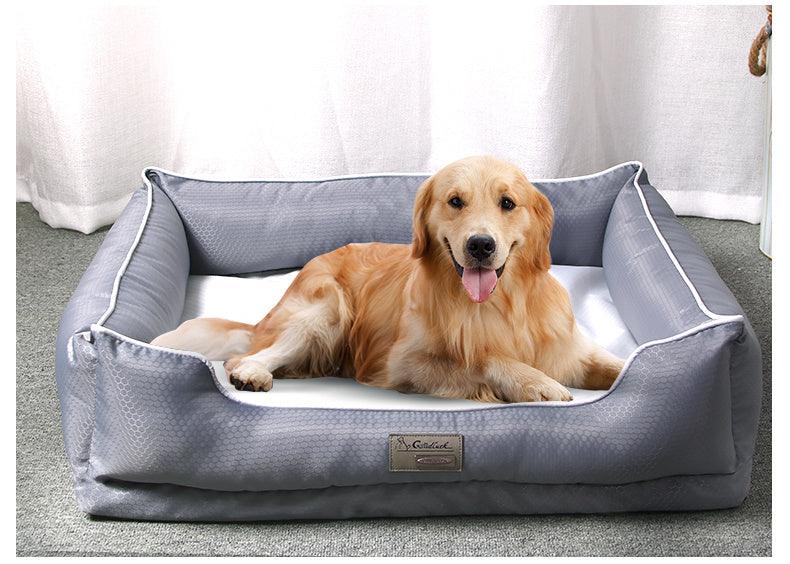 Waterproof Dog Bed | Washable | Oxford Fabric | Grey