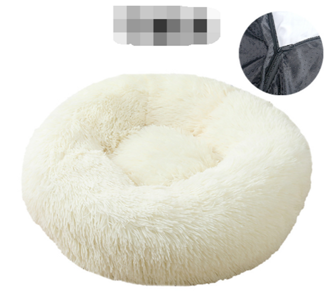 Donut Dog Bed | Plush Calming Pet Cuddler