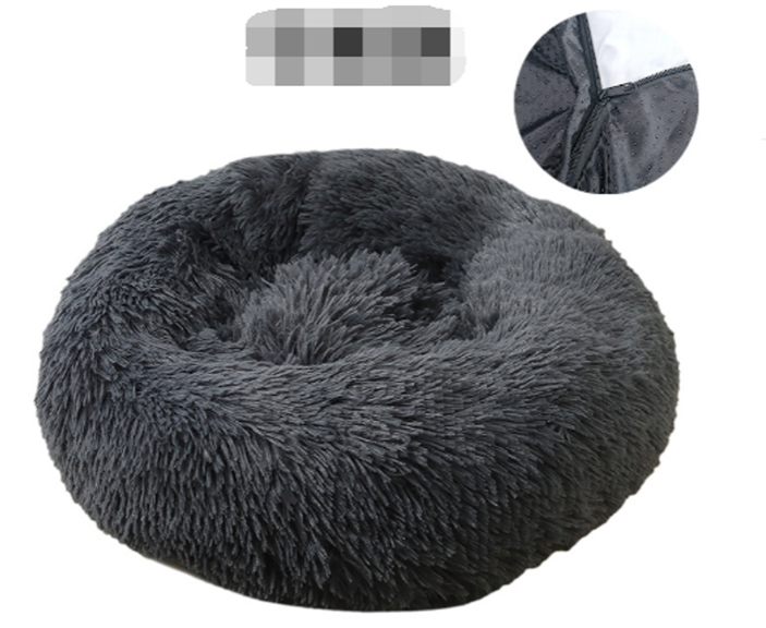 Donut Dog Bed | Plush Calming Pet Cuddler