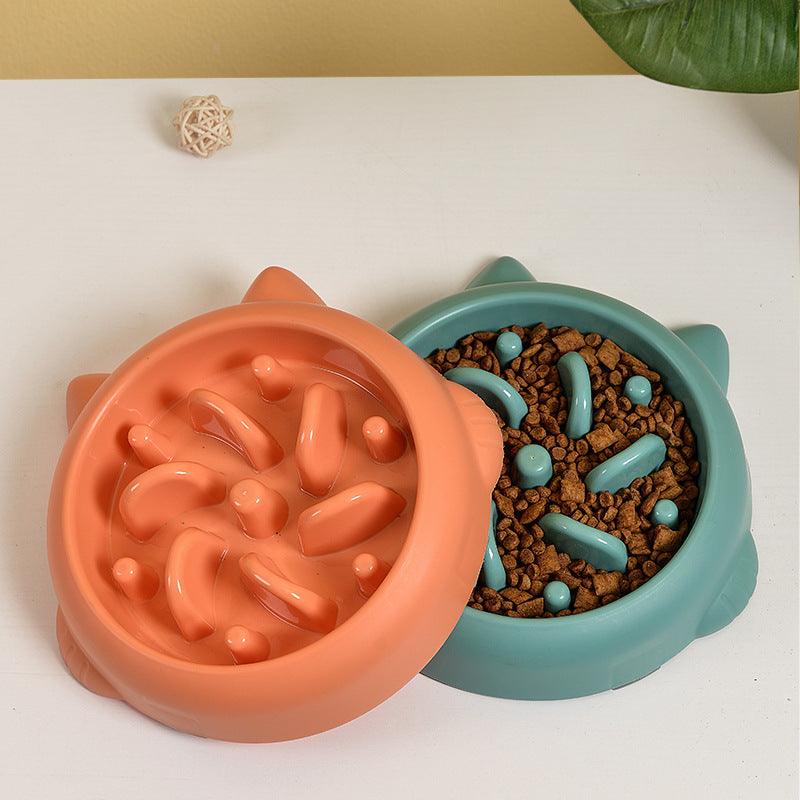 Anti Choking Slow Feeder Pet Bowl | Small Dog And Cat Feeder