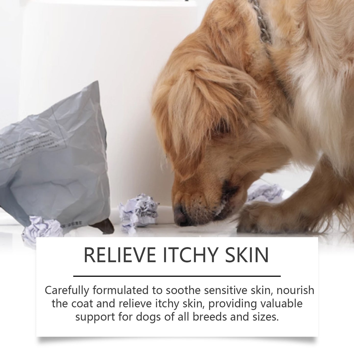 Dog Allergy Relief Drops: Natural Immunity Support with Sorbitol & Erythritol | Oral Care
