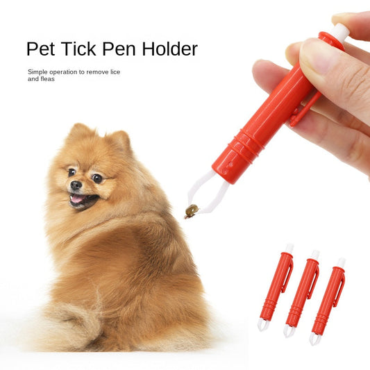 Pet Lice Catcher and Tick Removal Tool for Dogs | Portable Bug Clip Pen
