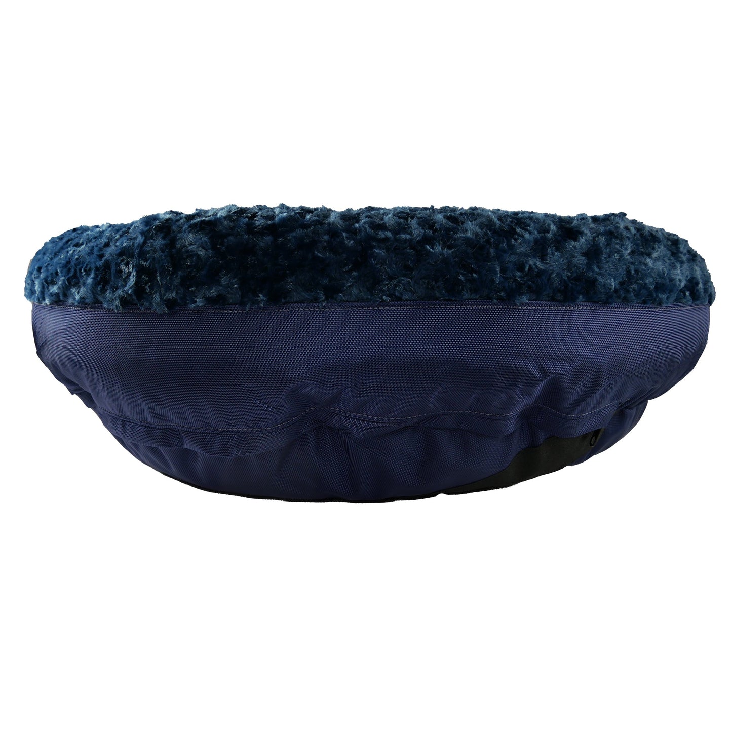 Indestructible Round Dog Bed with Bolster: Stop the Digging
