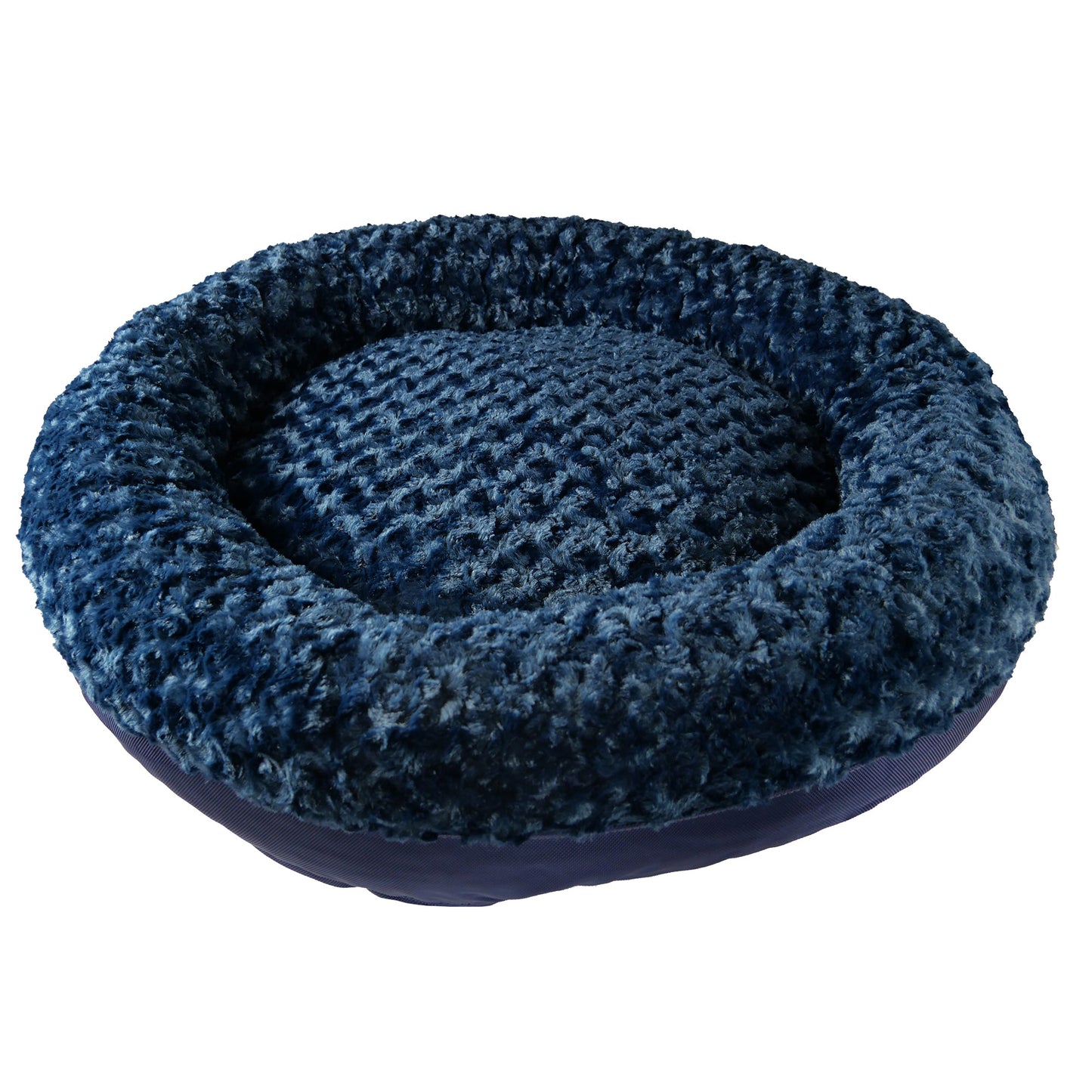 Indestructible Round Dog Bed with Bolster: Stop the Digging