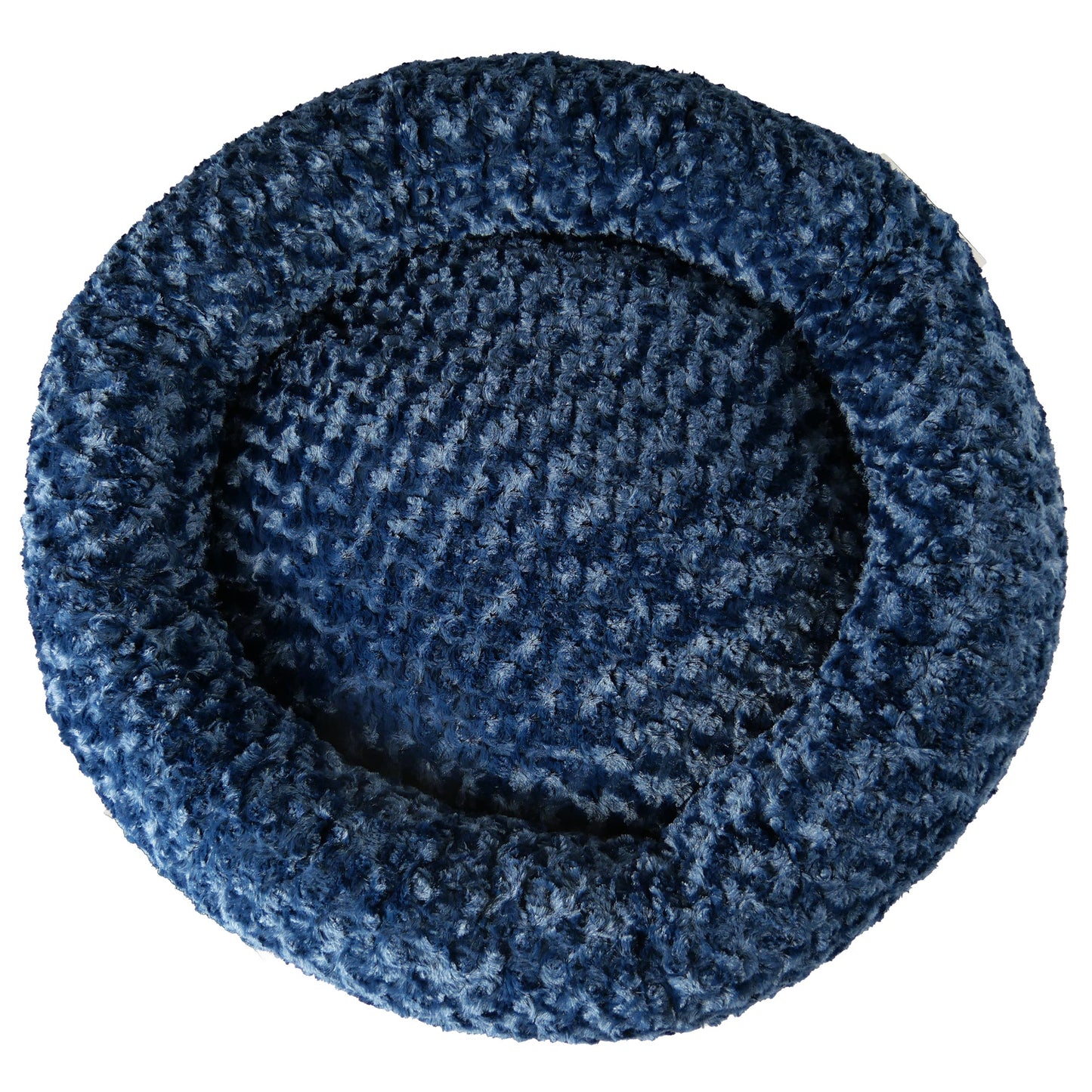 Indestructible Round Dog Bed with Bolster: Stop the Digging