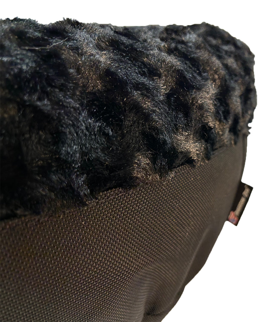 Indestructible Round Dog Bed with Bolster: Stop the Digging