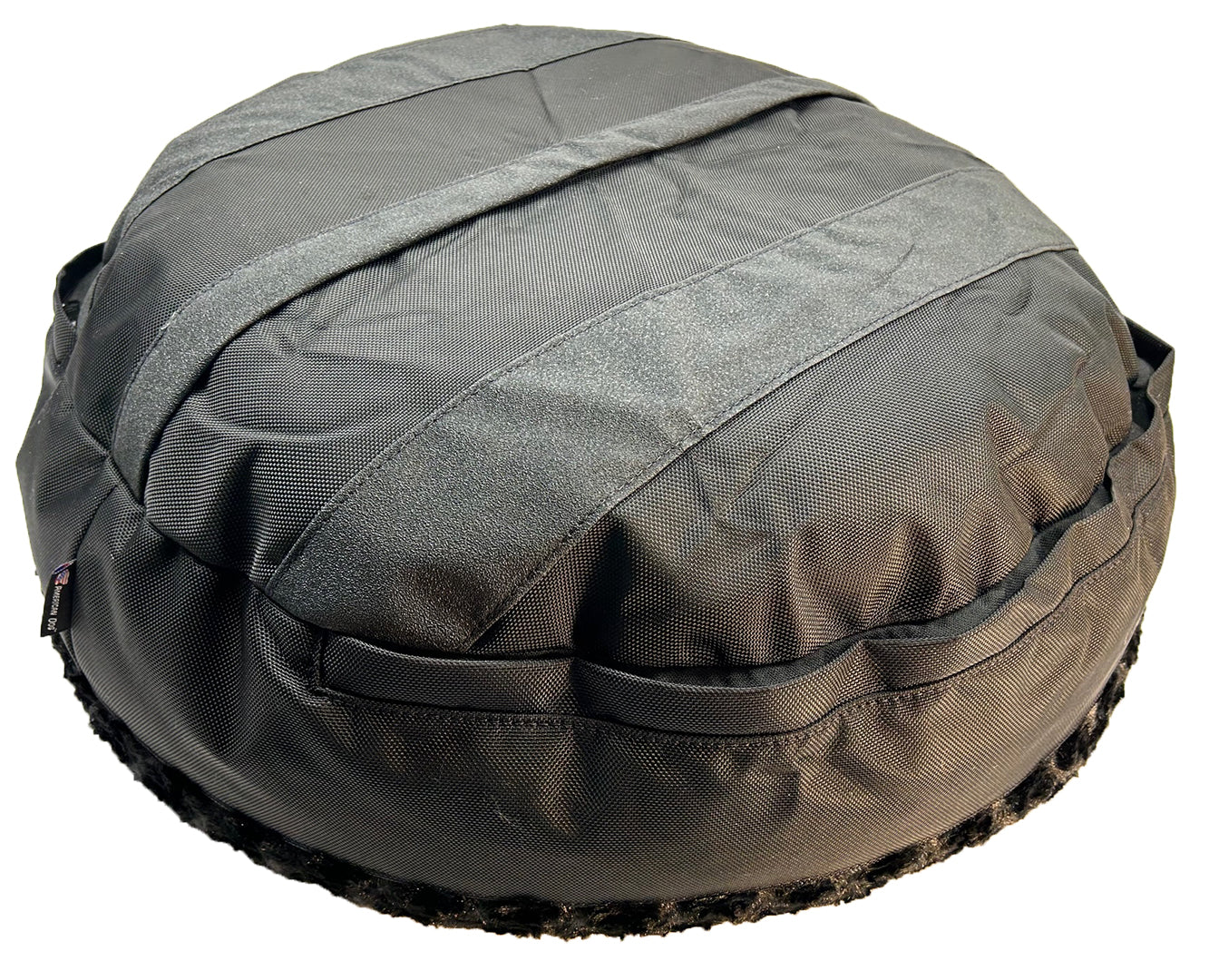 Indestructible Round Dog Bed with Bolster: Stop the Digging