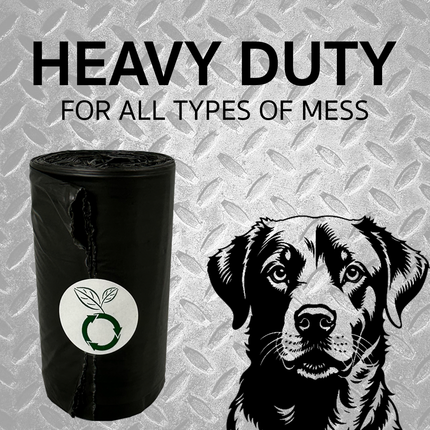 beyondGREEN Dog Waste Bags Made in USA | Leak-Resistant Refill Rolls