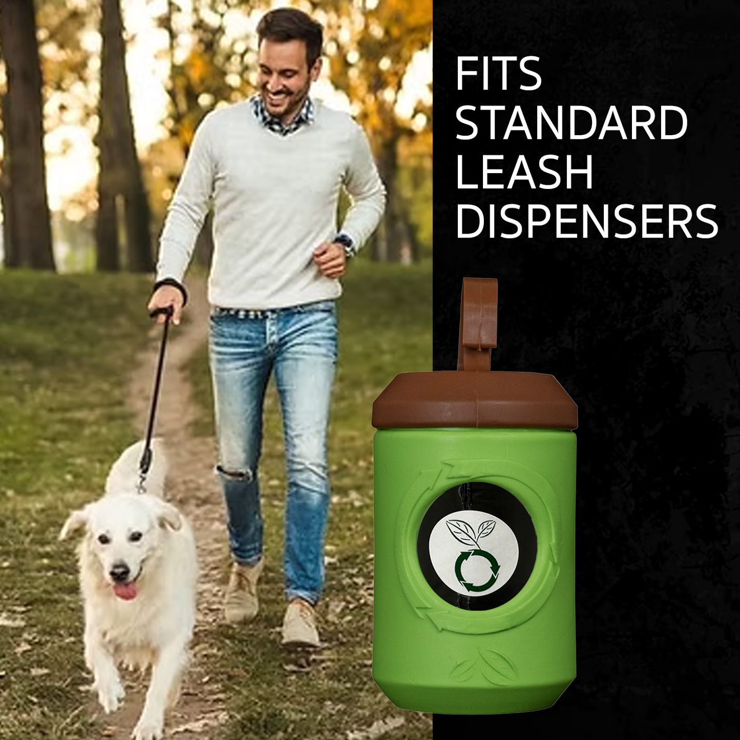 beyondGREEN Dog Waste Bags Made in USA | Leak-Resistant Refill Rolls