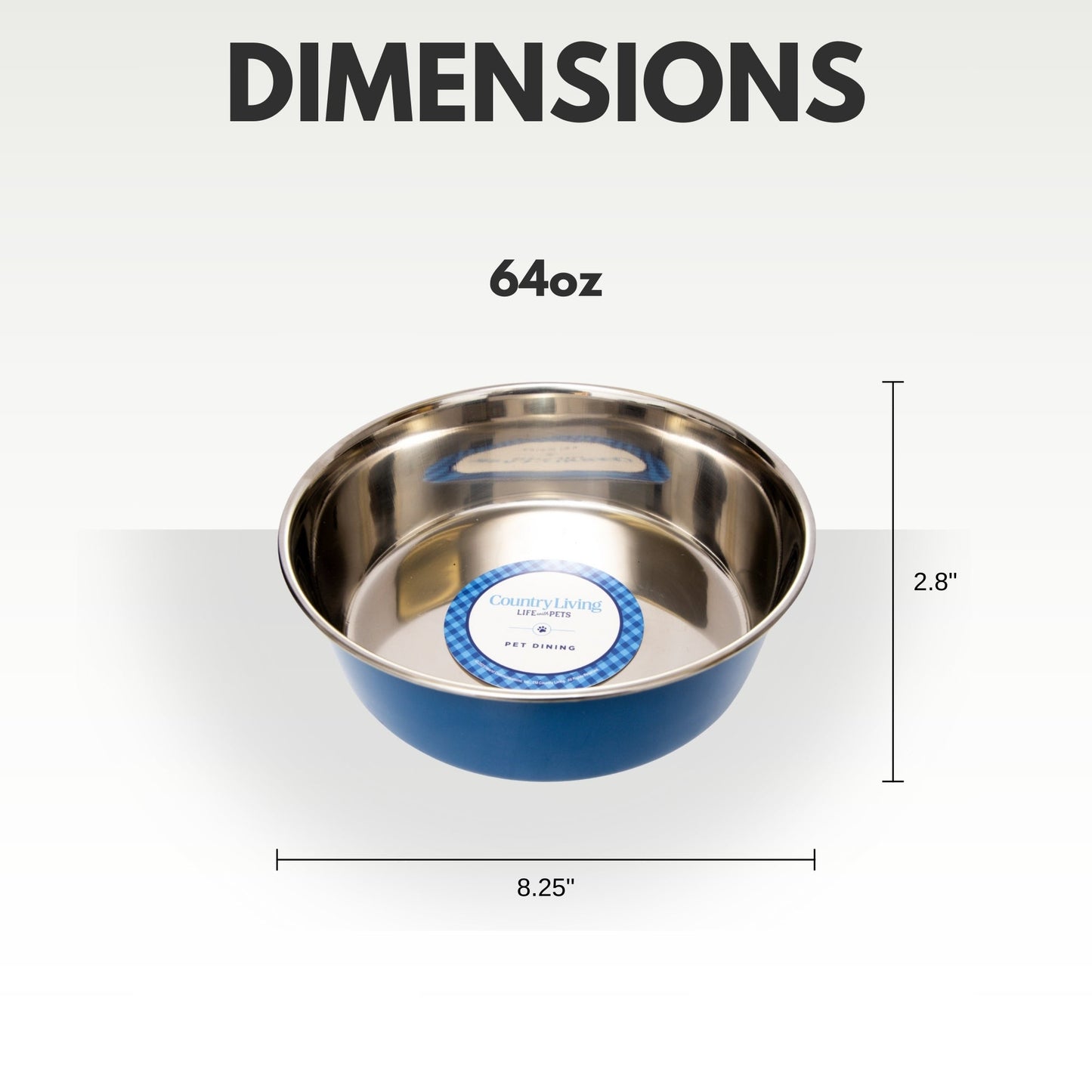 Heavy Duty Stainless Steel Dog Bowls - Set of 2 Bowls