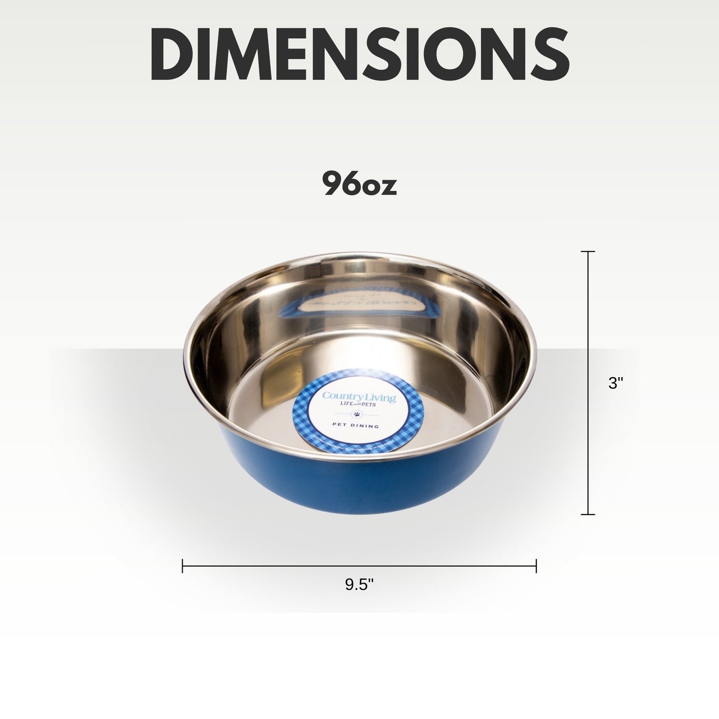 Heavy Duty Stainless Steel Dog Bowls - Set of 2 Bowls