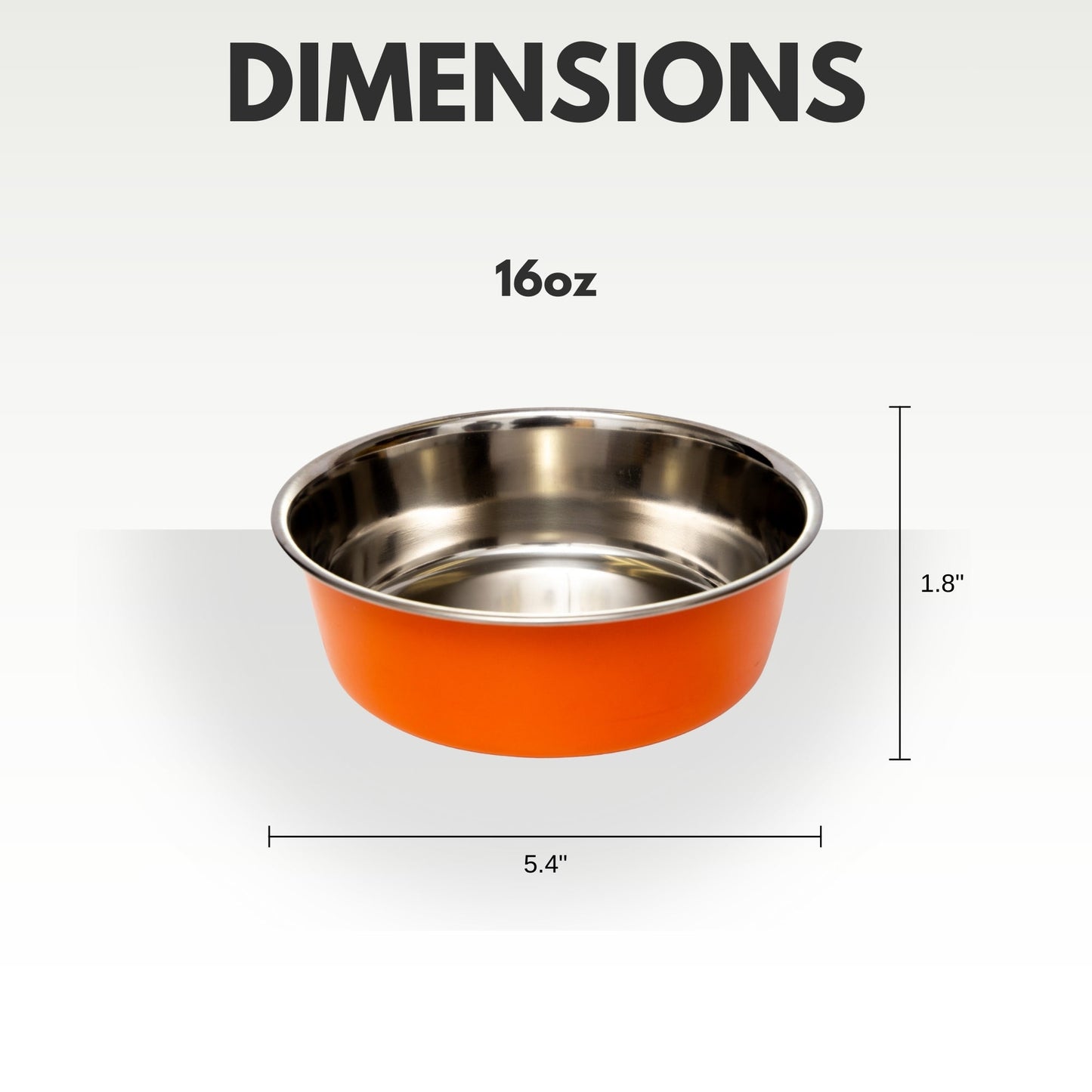 Heavy Duty Stainless Steel Dog Bowls - Set of 2 Bowls