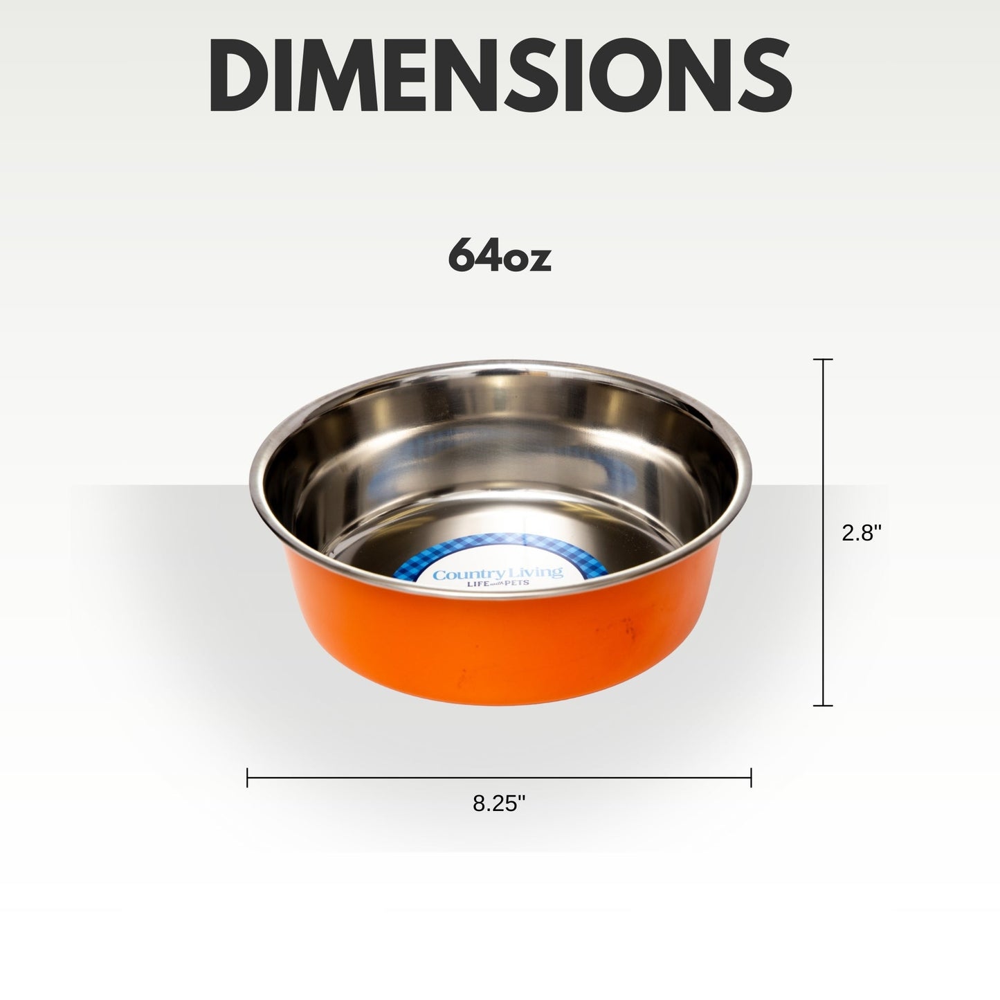 Heavy Duty Stainless Steel Dog Bowls - Set of 2 Bowls