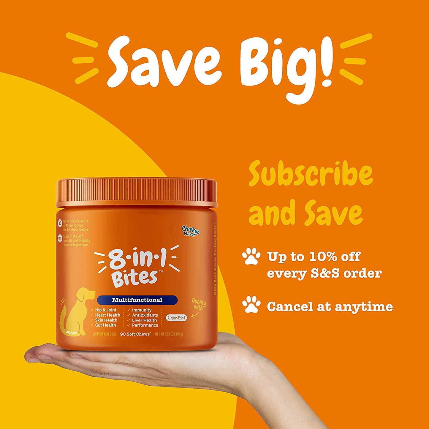 Dog Multivitamin and Mineral Supplement for Daily Health | All-in-One Pet Vitality Formula