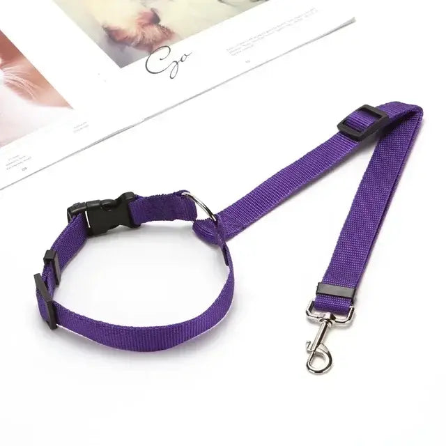Pet Car Seat Belt and Harness Set for Dogs and Cats