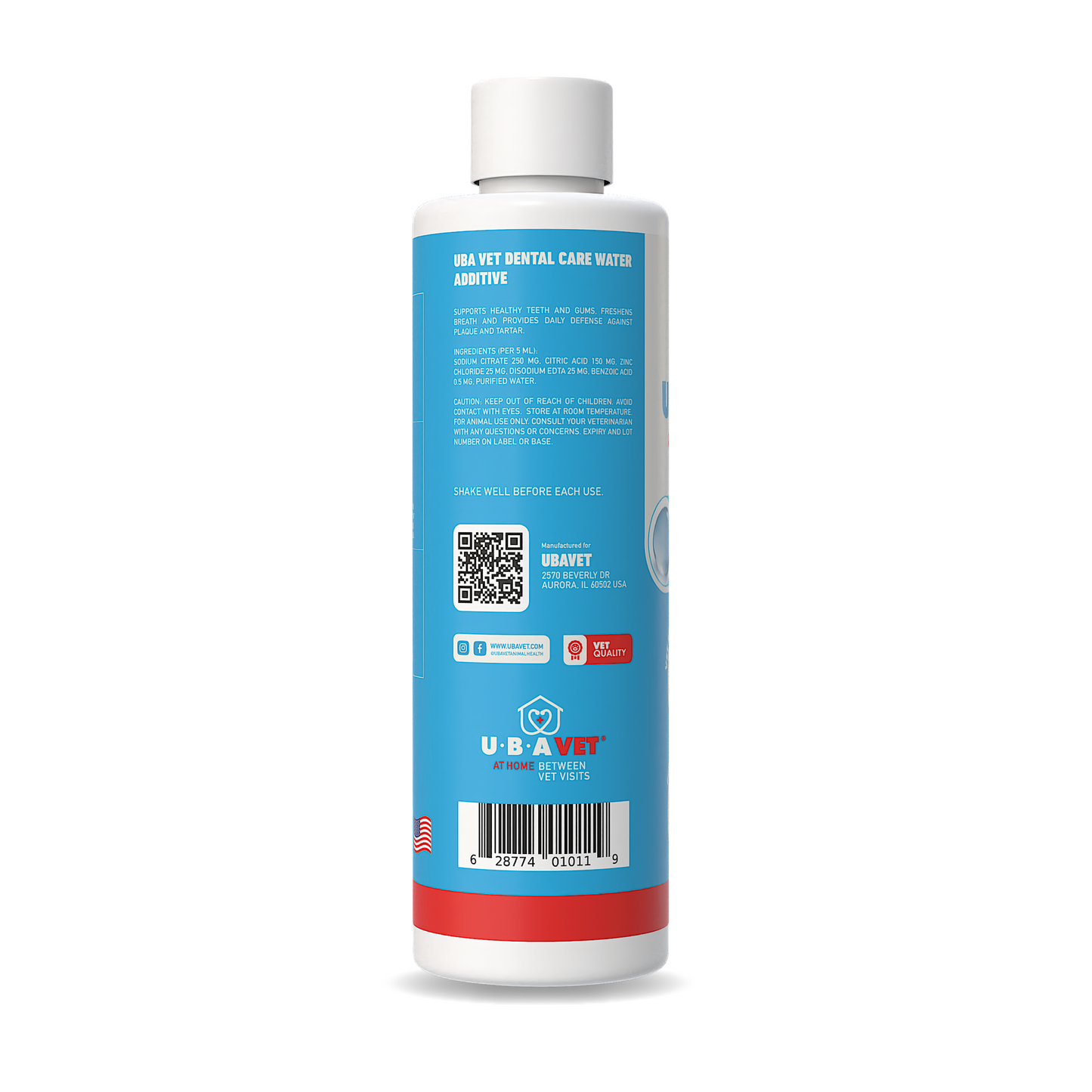 Pet Dental Care Water Additive – Odorless & Tasteless Tartar Remover for Dogs & Cats