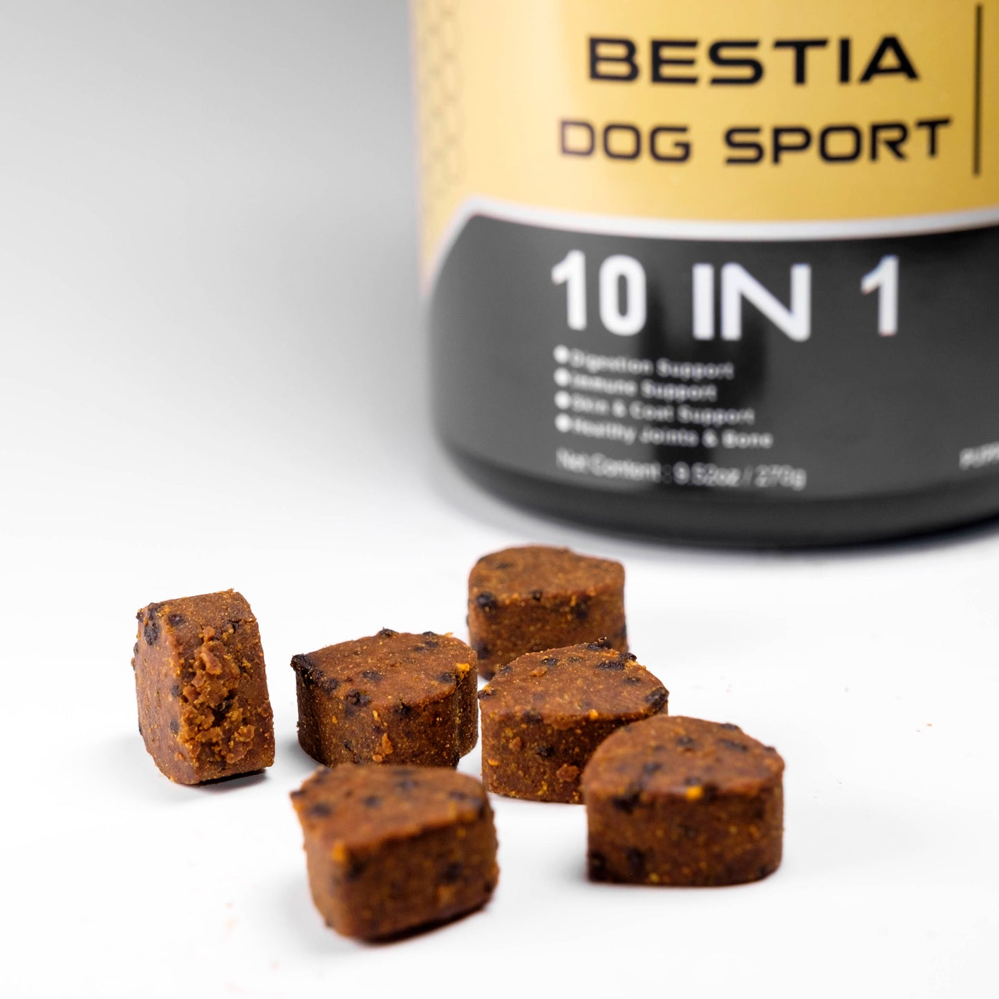 BDS 10-in-1 Dog Food Supplement: Daily Multivitamin with Probiotics and Minerals | 120 Count